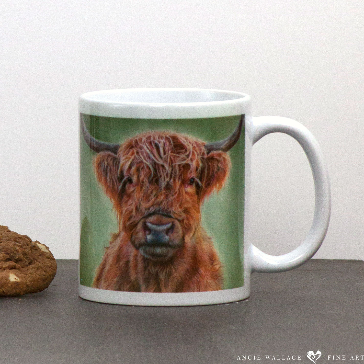 Highland Cow portrait Hamish Mug