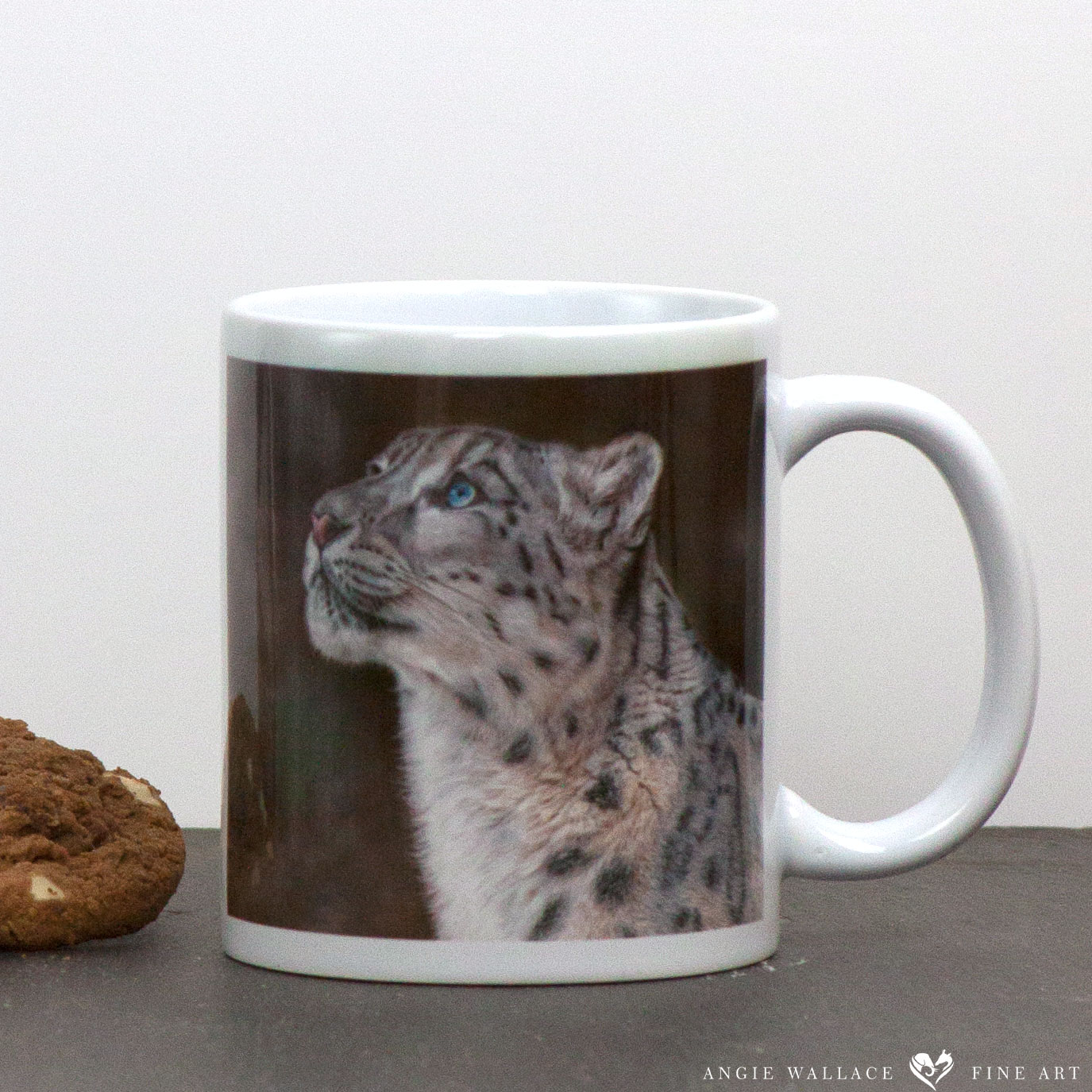 Snow Leopard portrait Mountain Spirit Mug