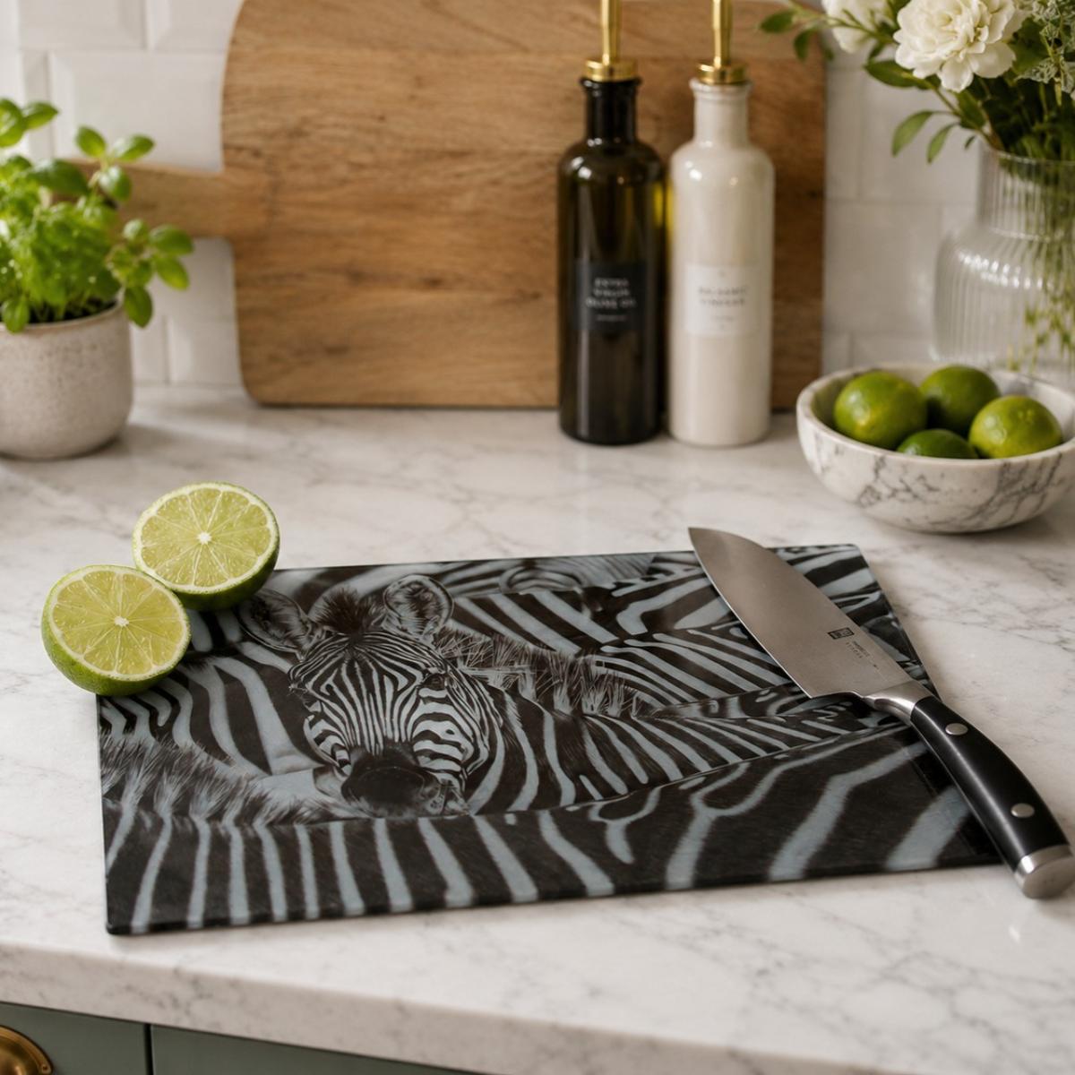 'Lost in a Crowd' Chopping Board by Wildlife Artist Angie