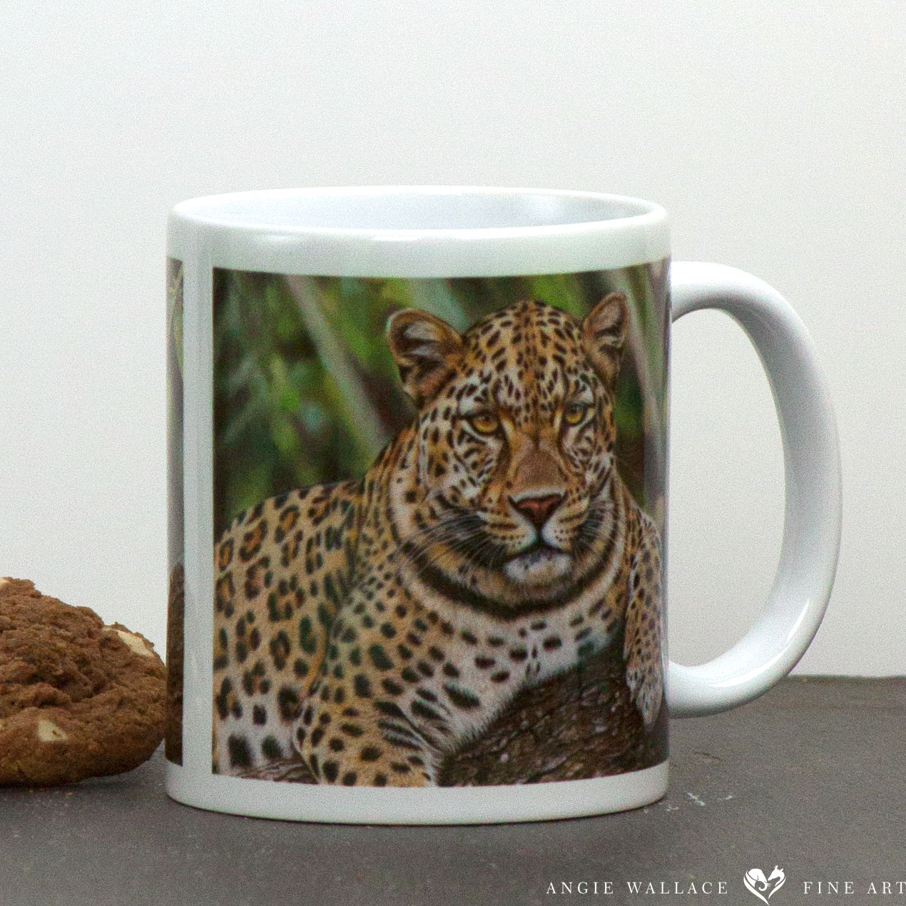 Leopard portrait Serenity Mug